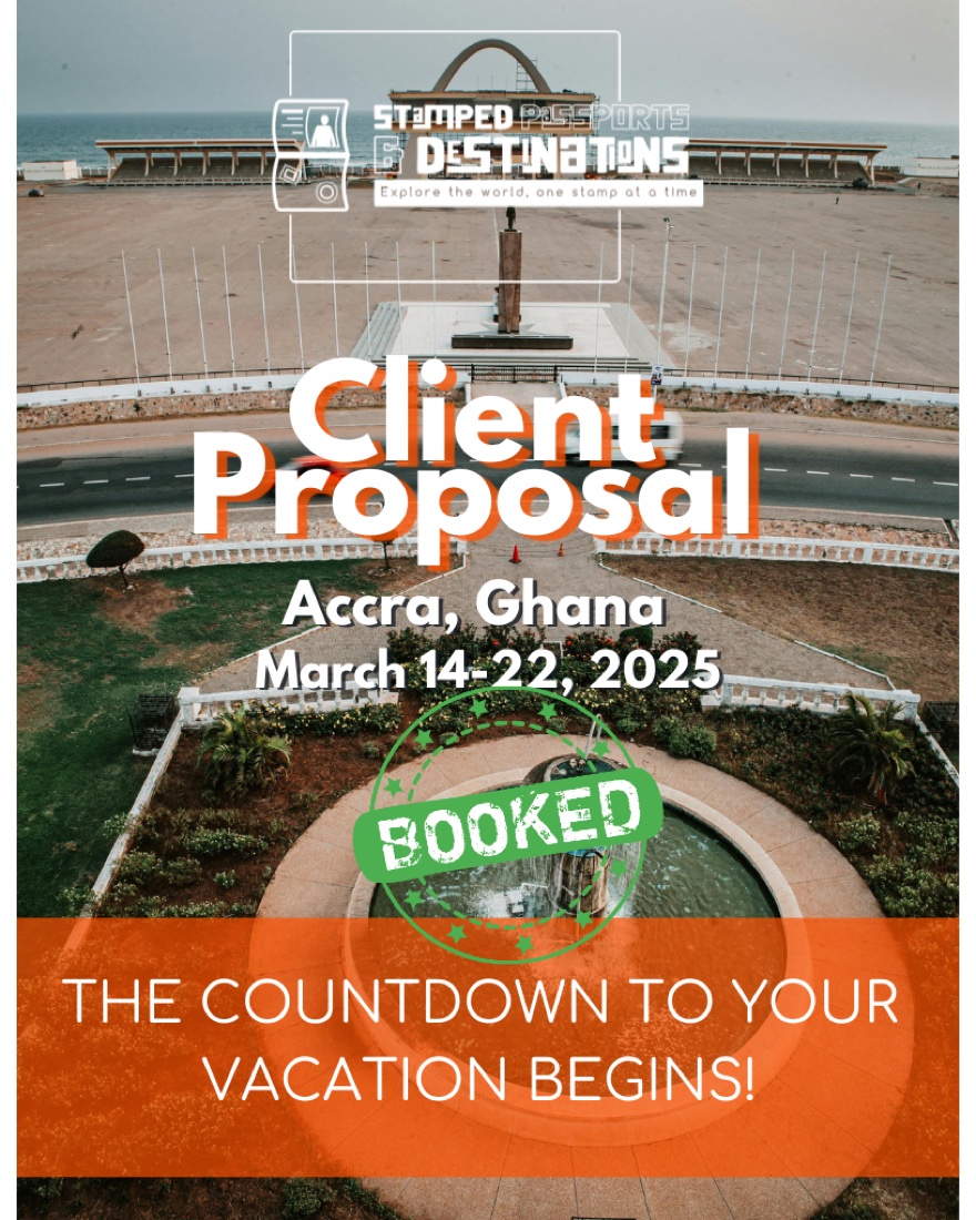 Accra, Ghana — March 14–22, 2025 client proposal