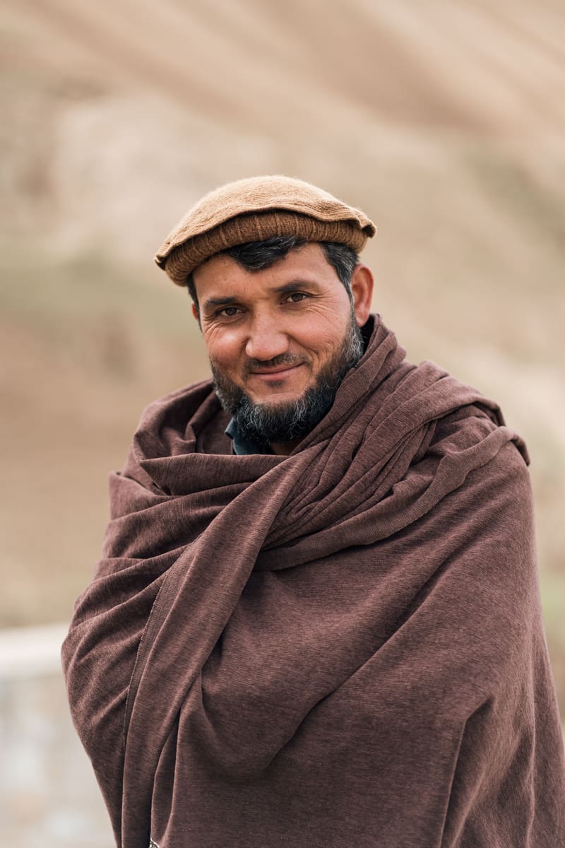 Afghan Man in Traditional Dress — Afghanistan