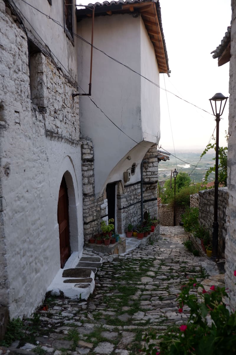 Historic Berat Alleyway — Albania