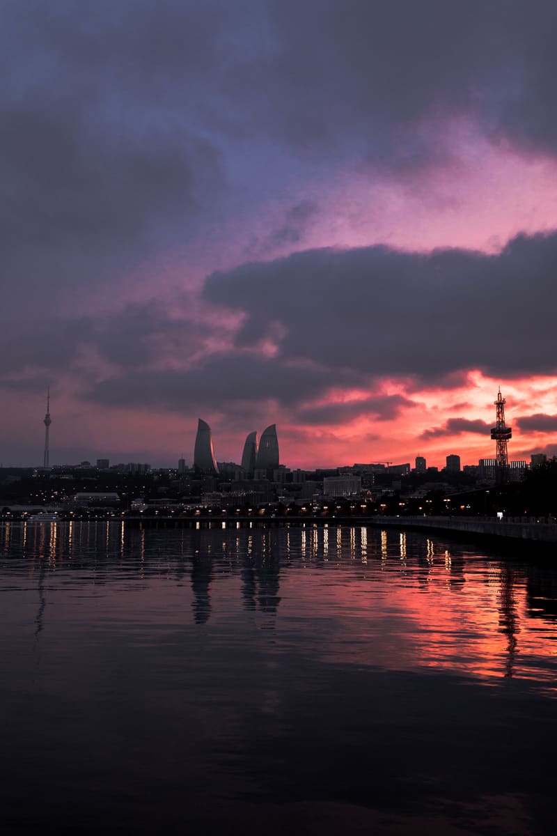 Baku Coast Sunset — Azerbaijan