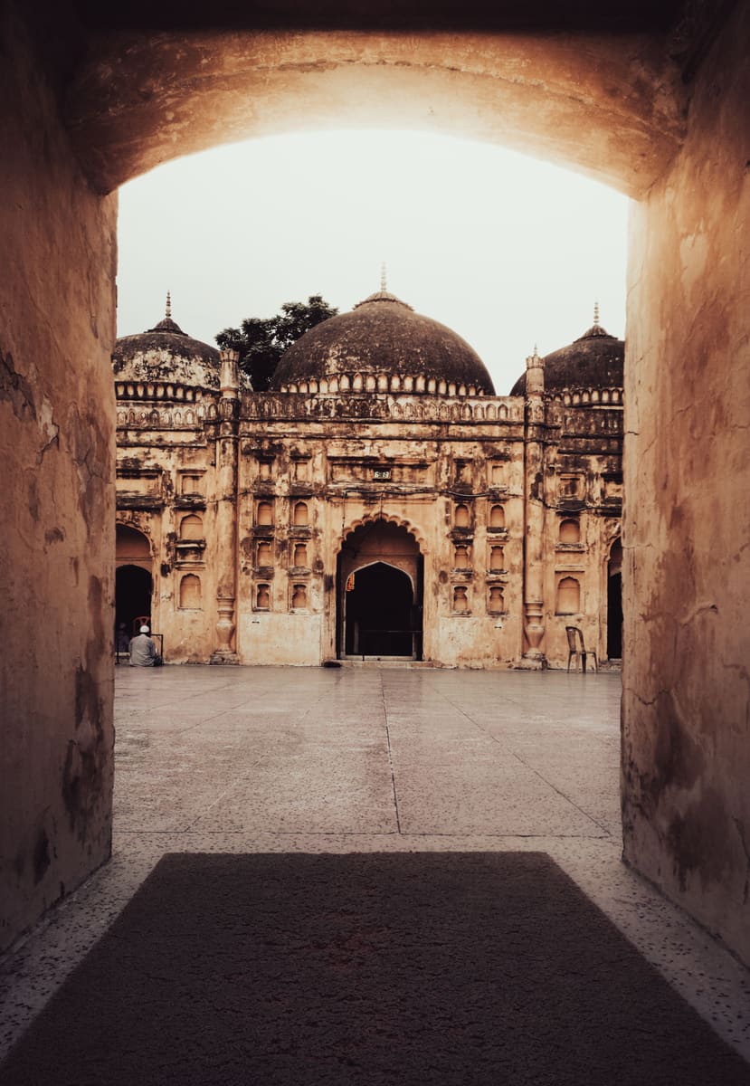 Old Mosque Facade — Bangladesh