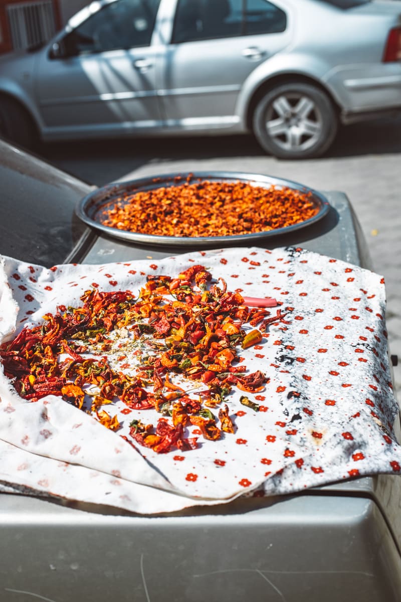 Drying Chili Peppers — Bhutan