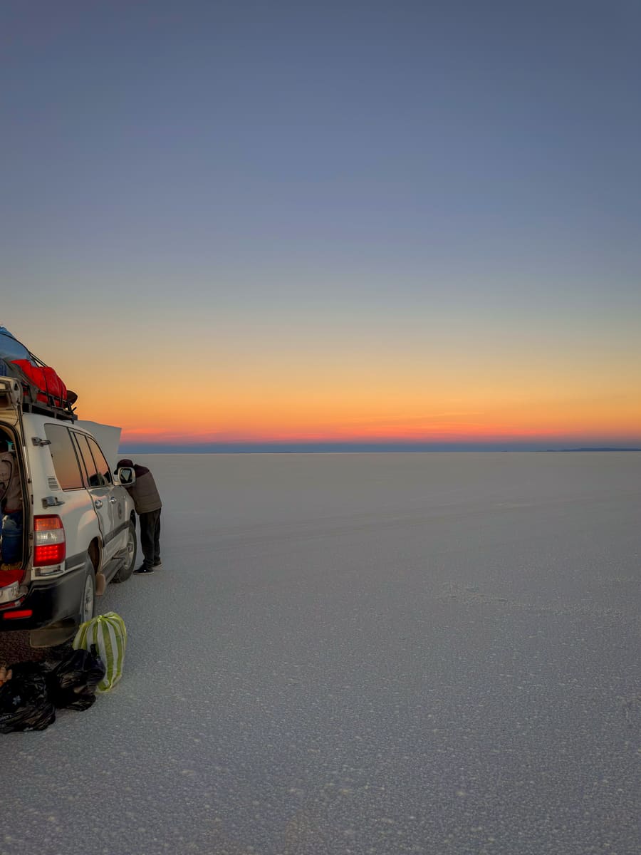 Salar de Uyuni Sunset — Bolivia