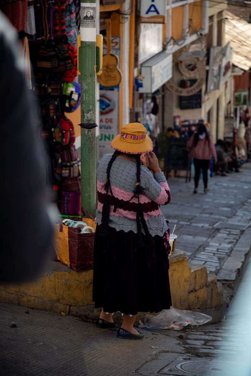 Bolivian Street Scene — Bolivia