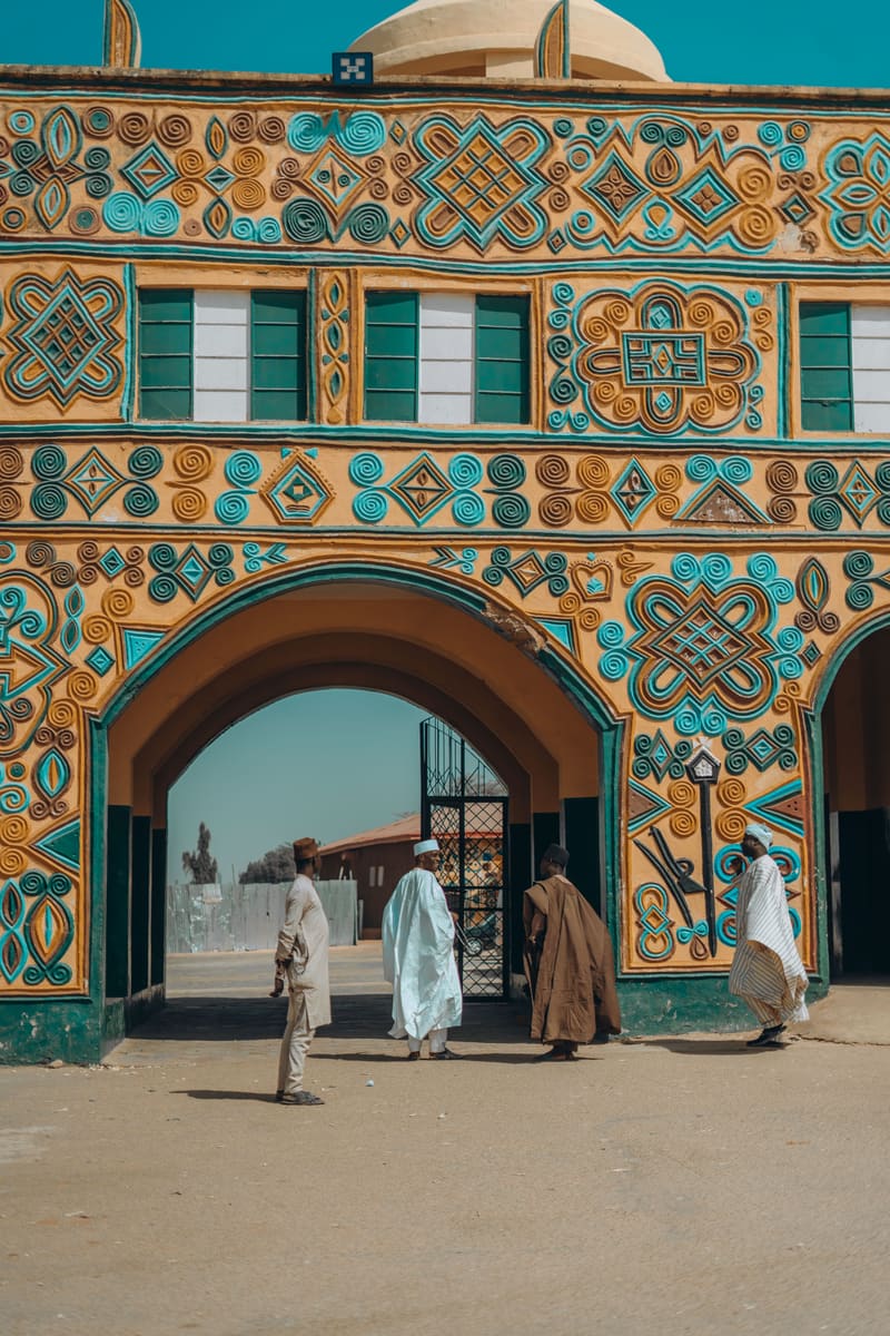 Painted Village Entrance — Burkina Faso