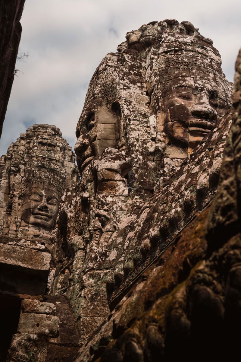 Bayon Stone Faces — Cambodia