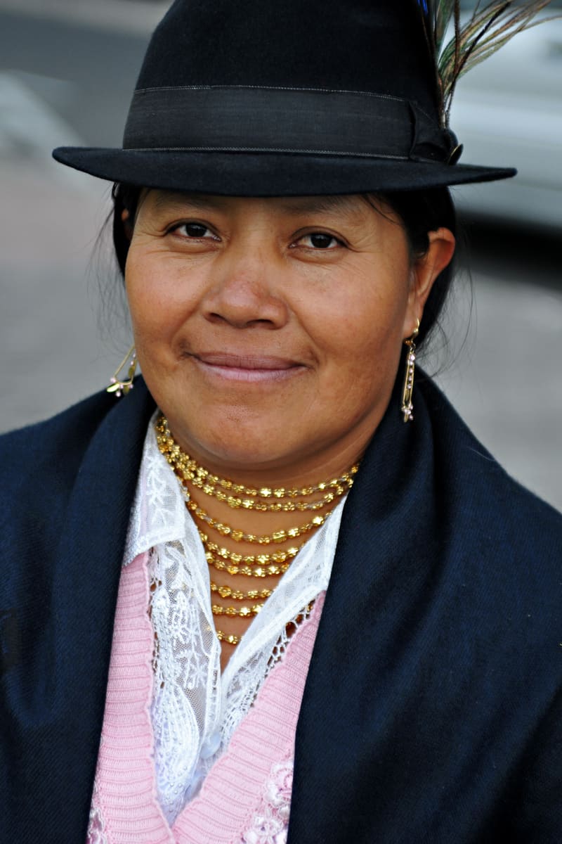 Indigenous Quito Portrait — Ecuador