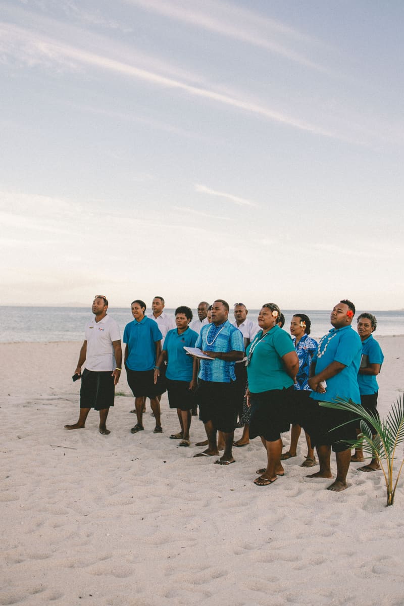 People on Beach — Fiji