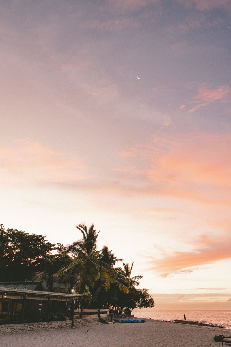 Palm Beach Sunset — Fiji