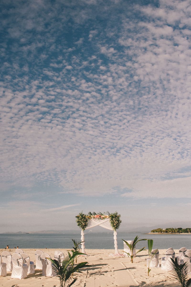 Beach Wedding Arch — Fiji