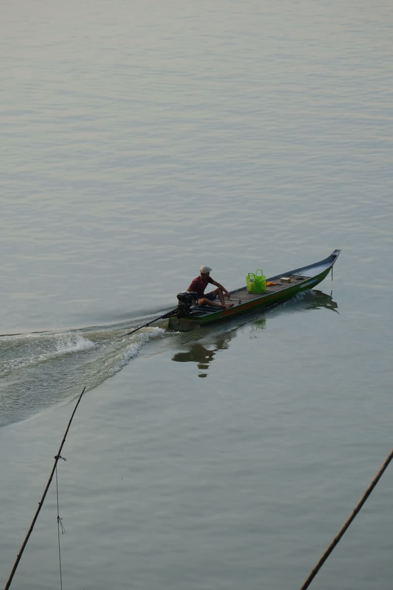 Man in Boat — Gambia