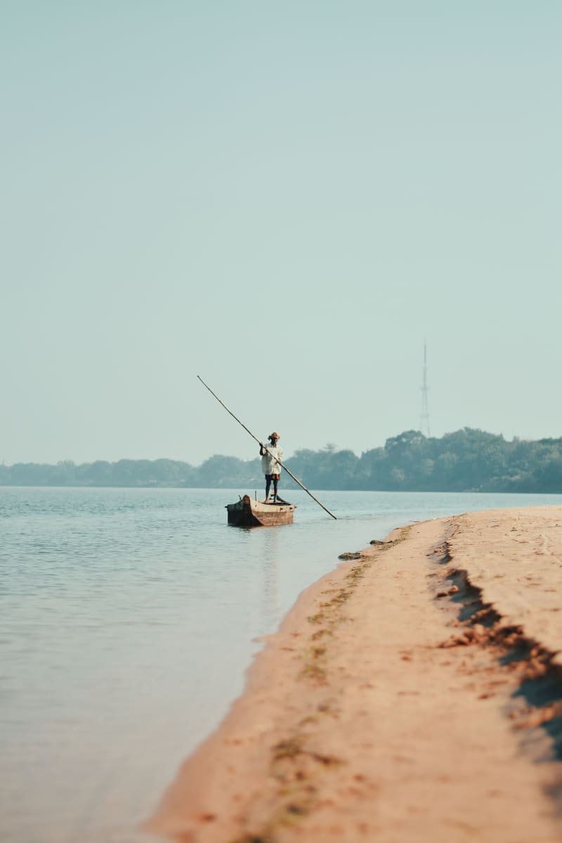 Fisherman at Work — Gambia