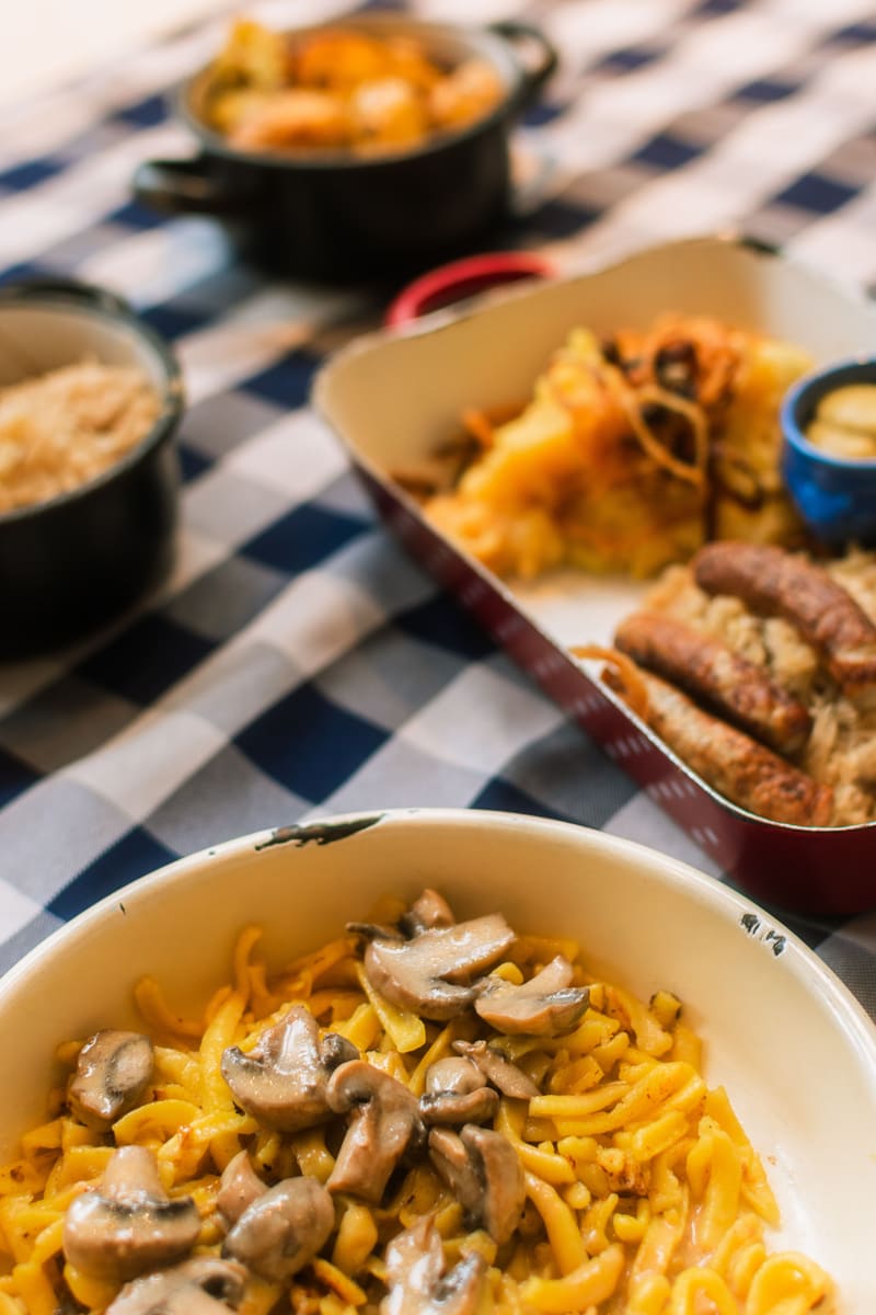 German Mushroom Pasta — Germany