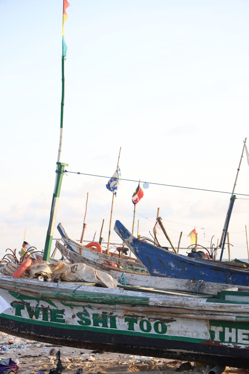 Accra Fishing Boats — Ghana