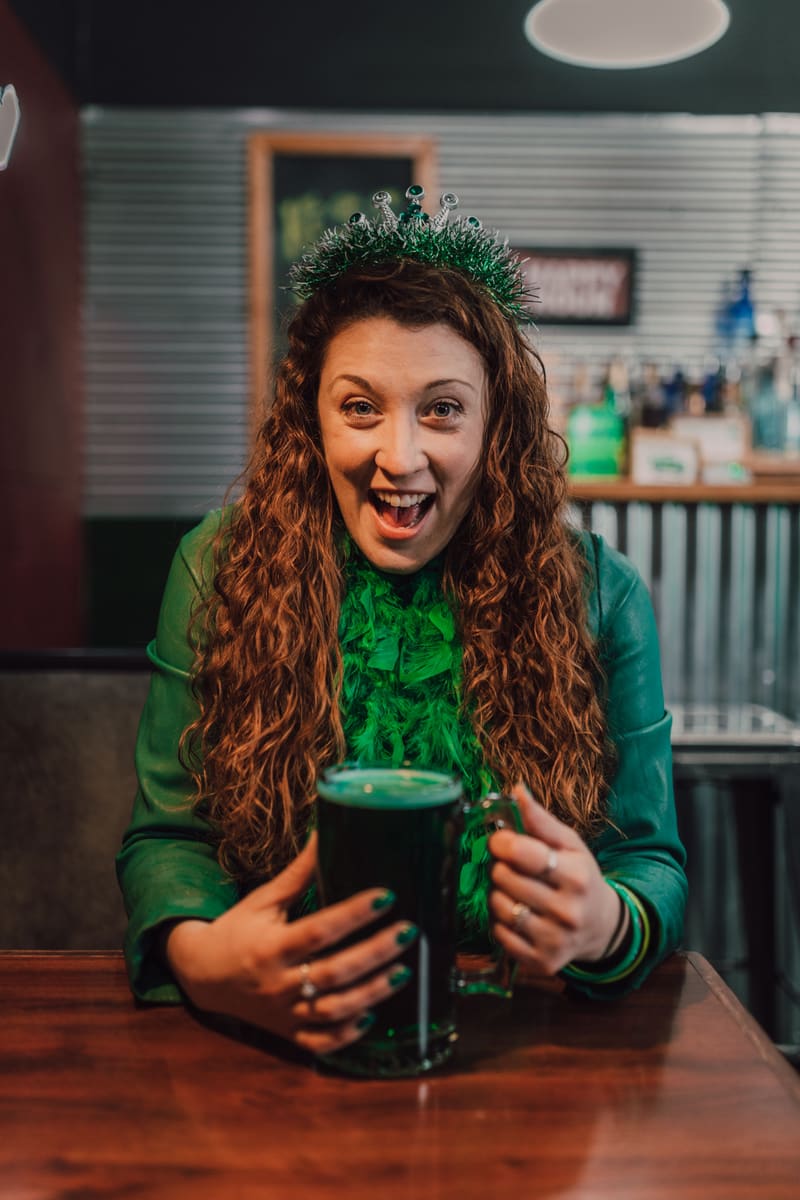 Woman with Beer — Ireland