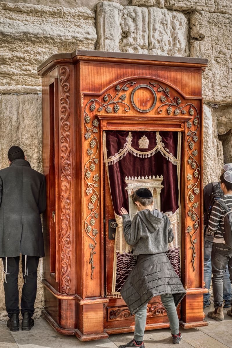 Boy Praying — Israel