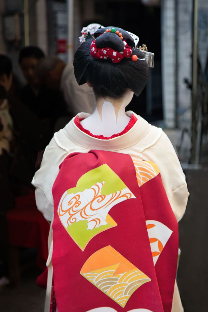 Geisha in Kimono — Japan