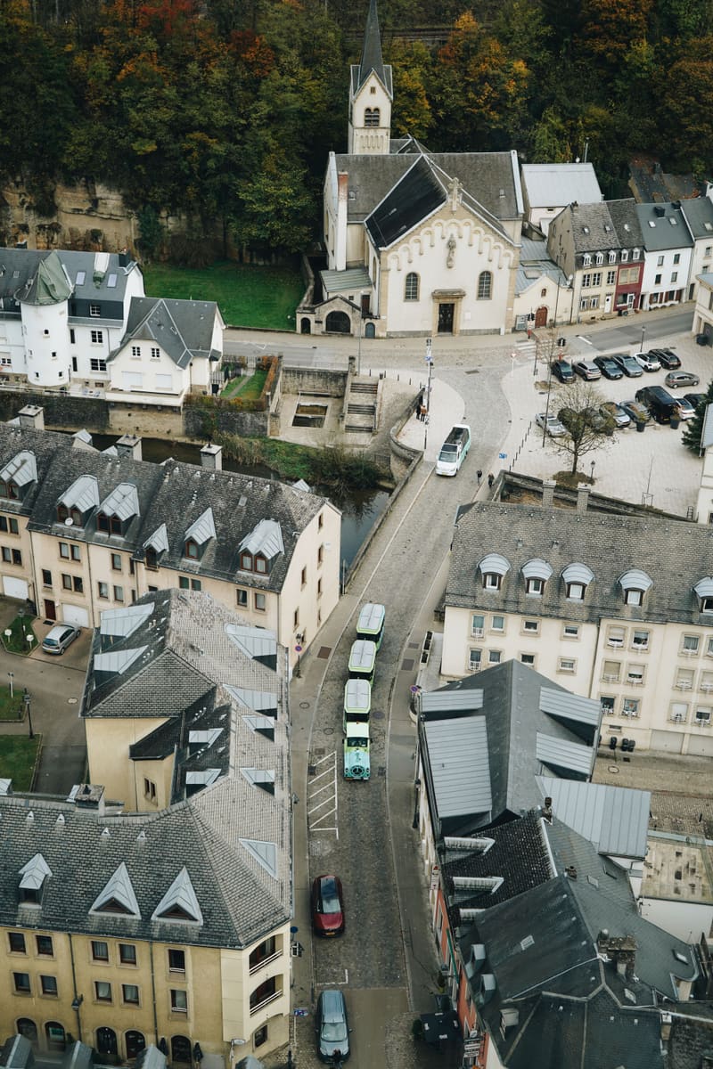 Old Town Aerial — Luxembourg