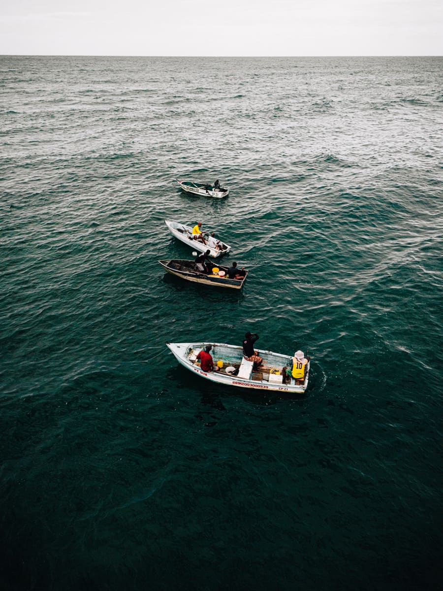 Boats on the Ocean — Maldives