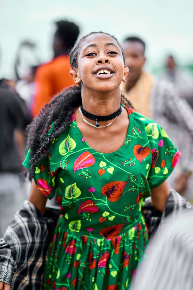 Smiling Woman — Mauritius