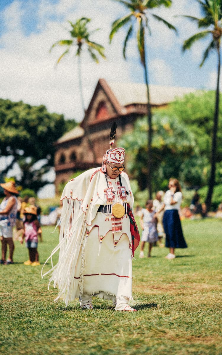 Senior in Traditional Dress — Micronesia