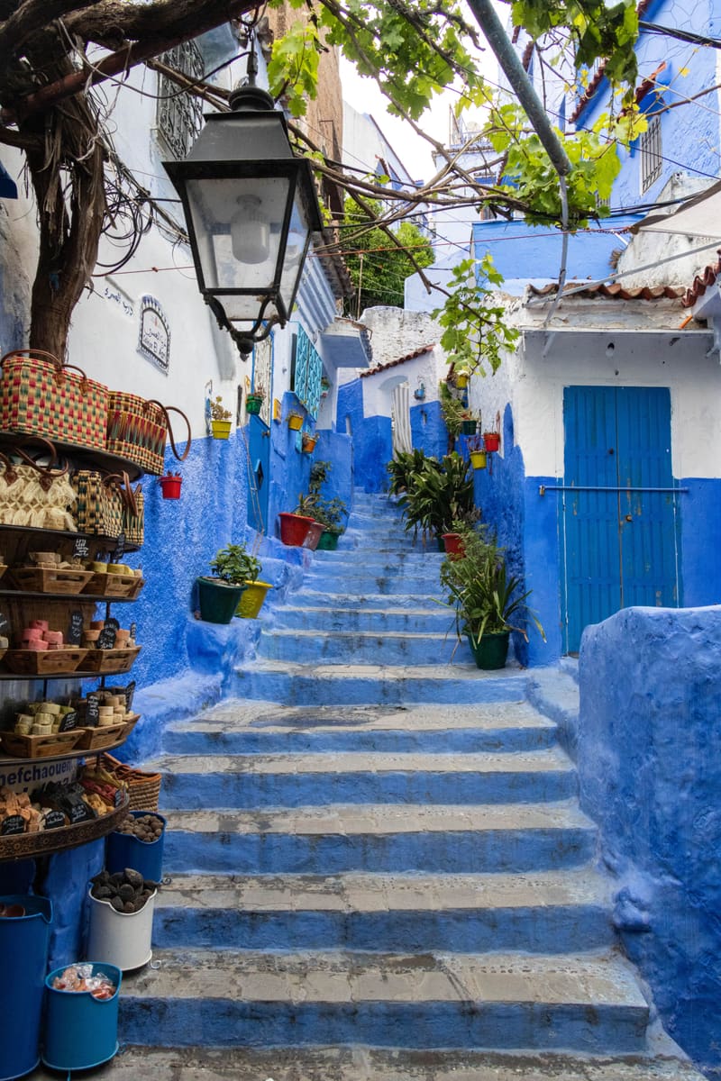 Blue Stairs — Morocco