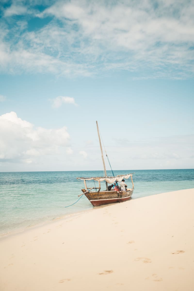 Beached Dhow — Mozambique
