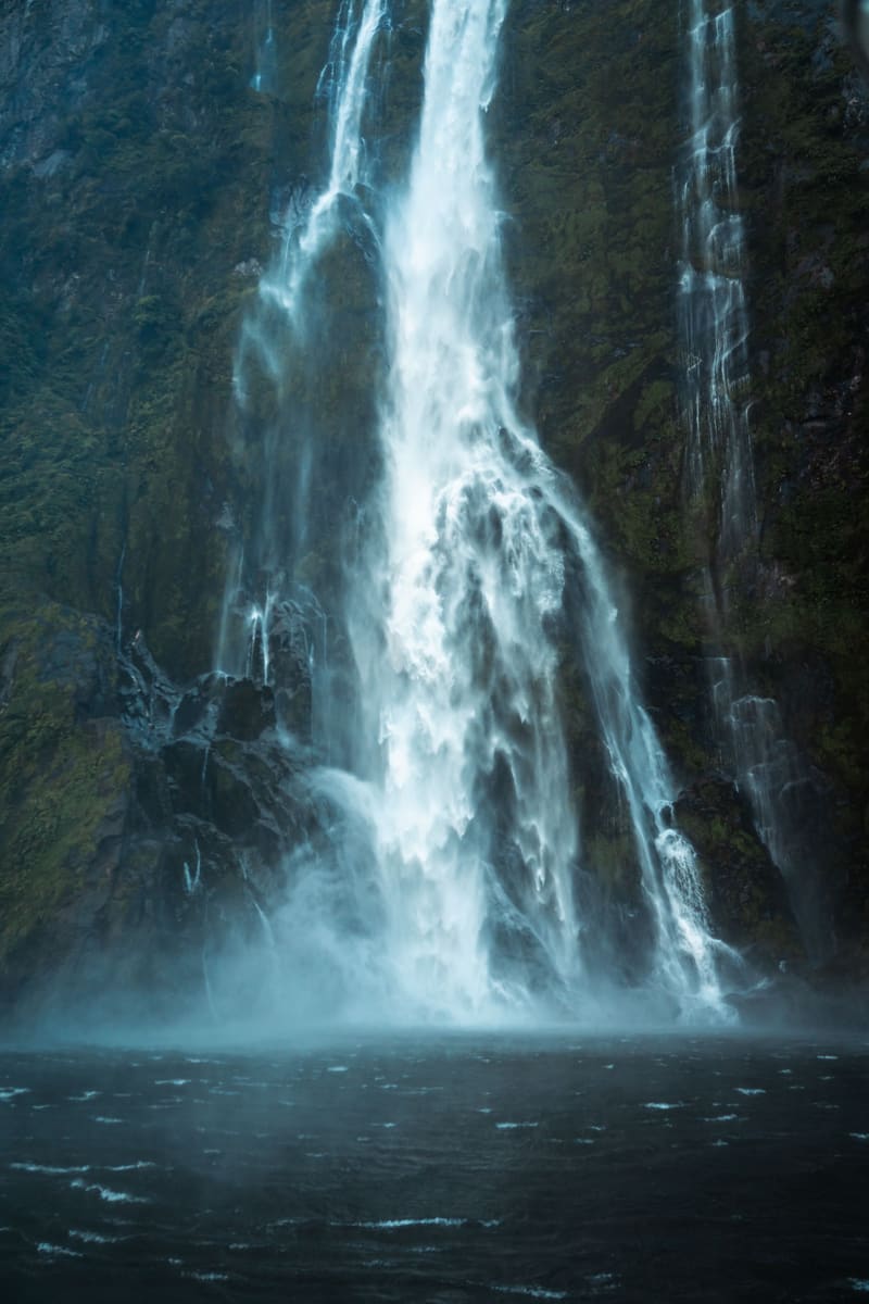 Cascading Waterfall — New Zealand