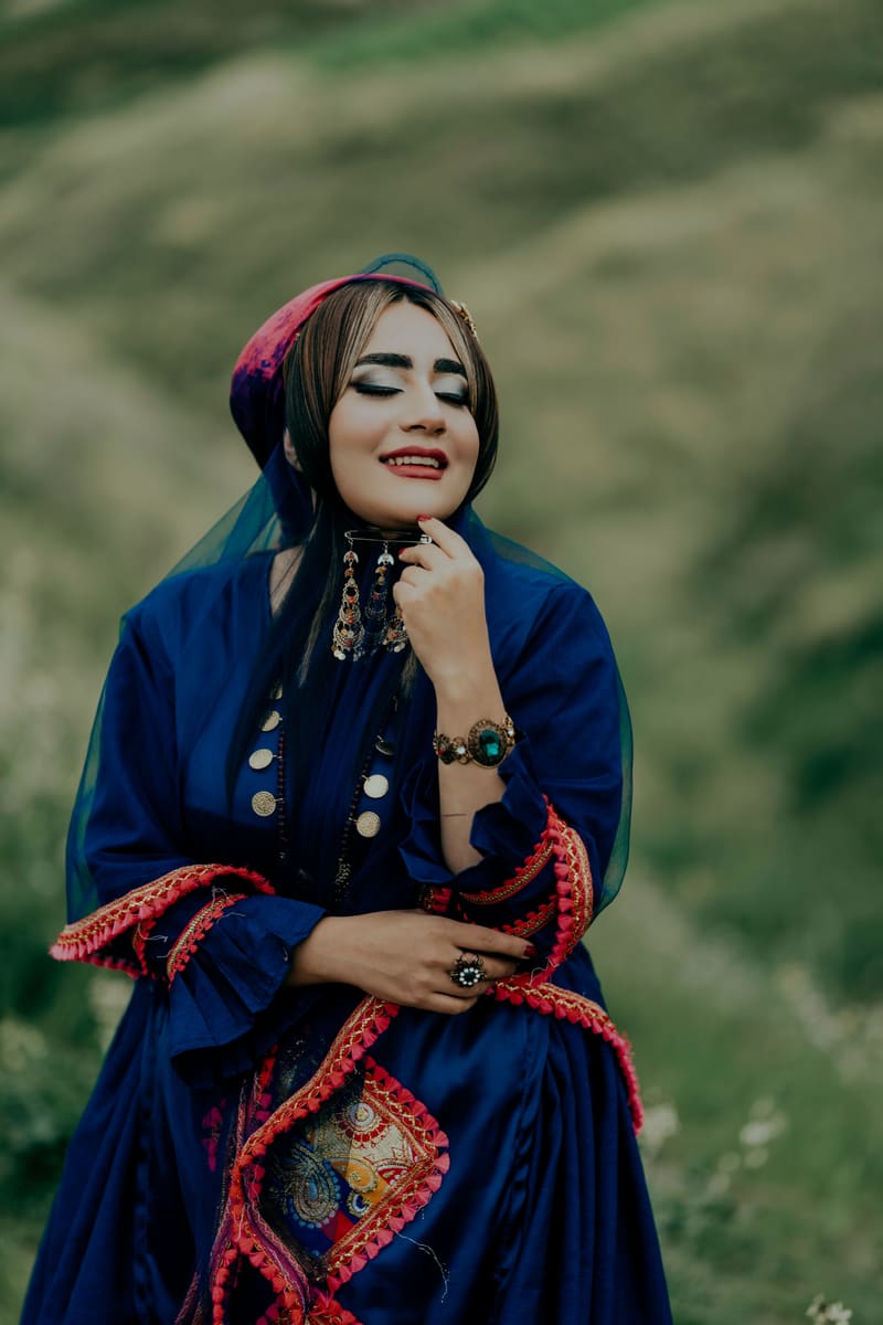 Woman in Blue — Palestine
