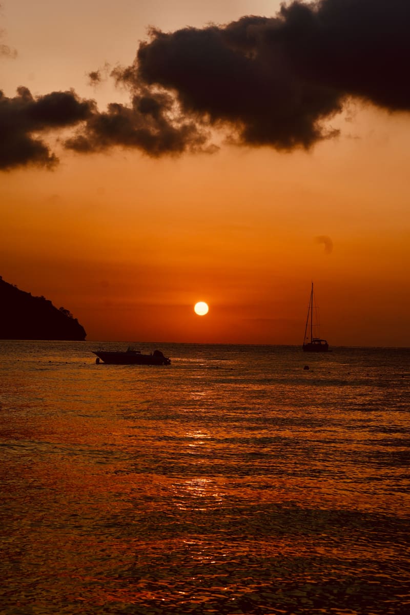 Ocean Sunset — Saint Lucia
