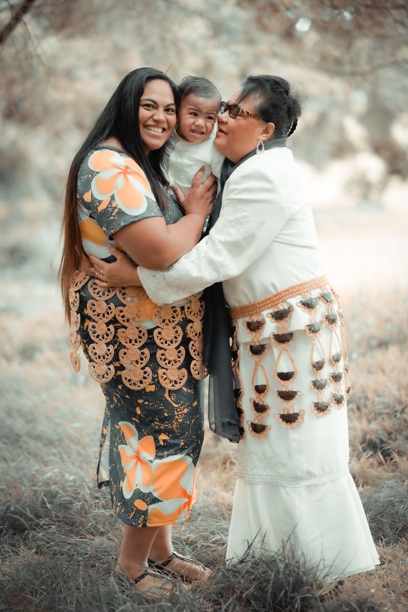 Family Embrace — Solomon Islands