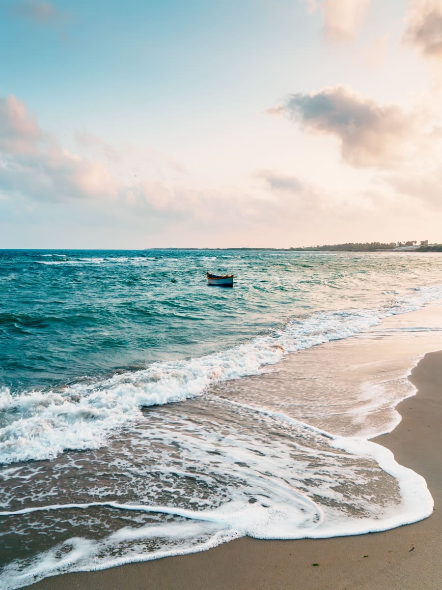 Beach with Boat — Somalia