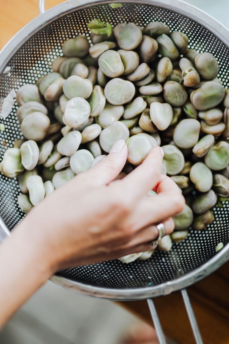 Cleaning Fava Beans — Sudan