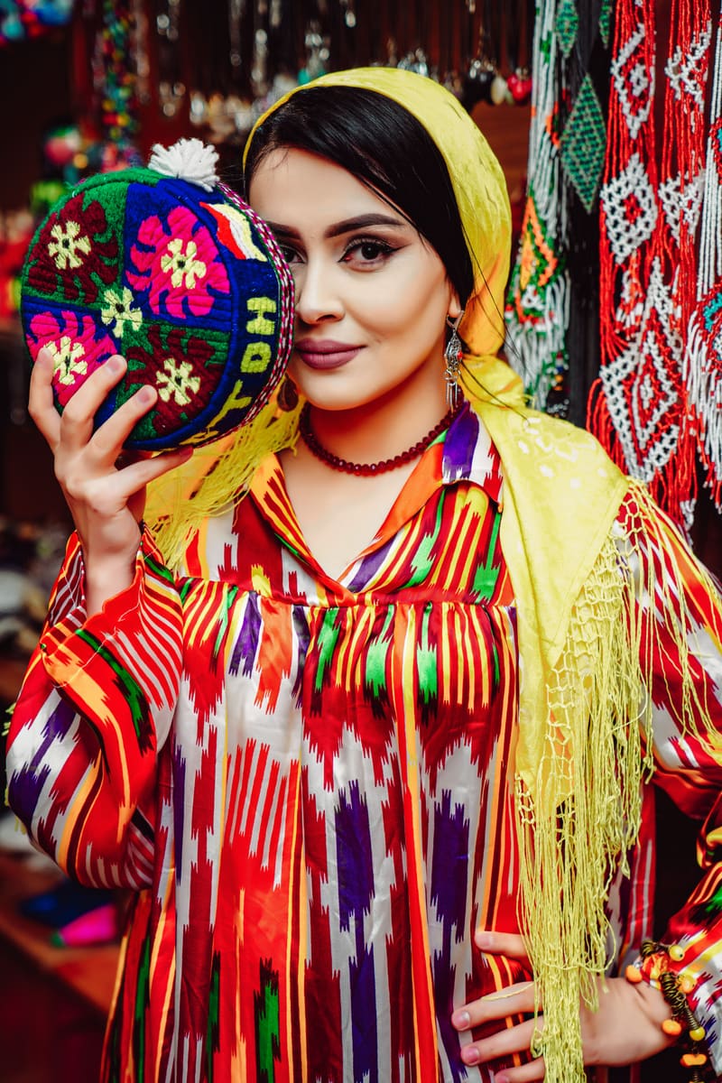 Colorful Headscarf — Uzbekistan