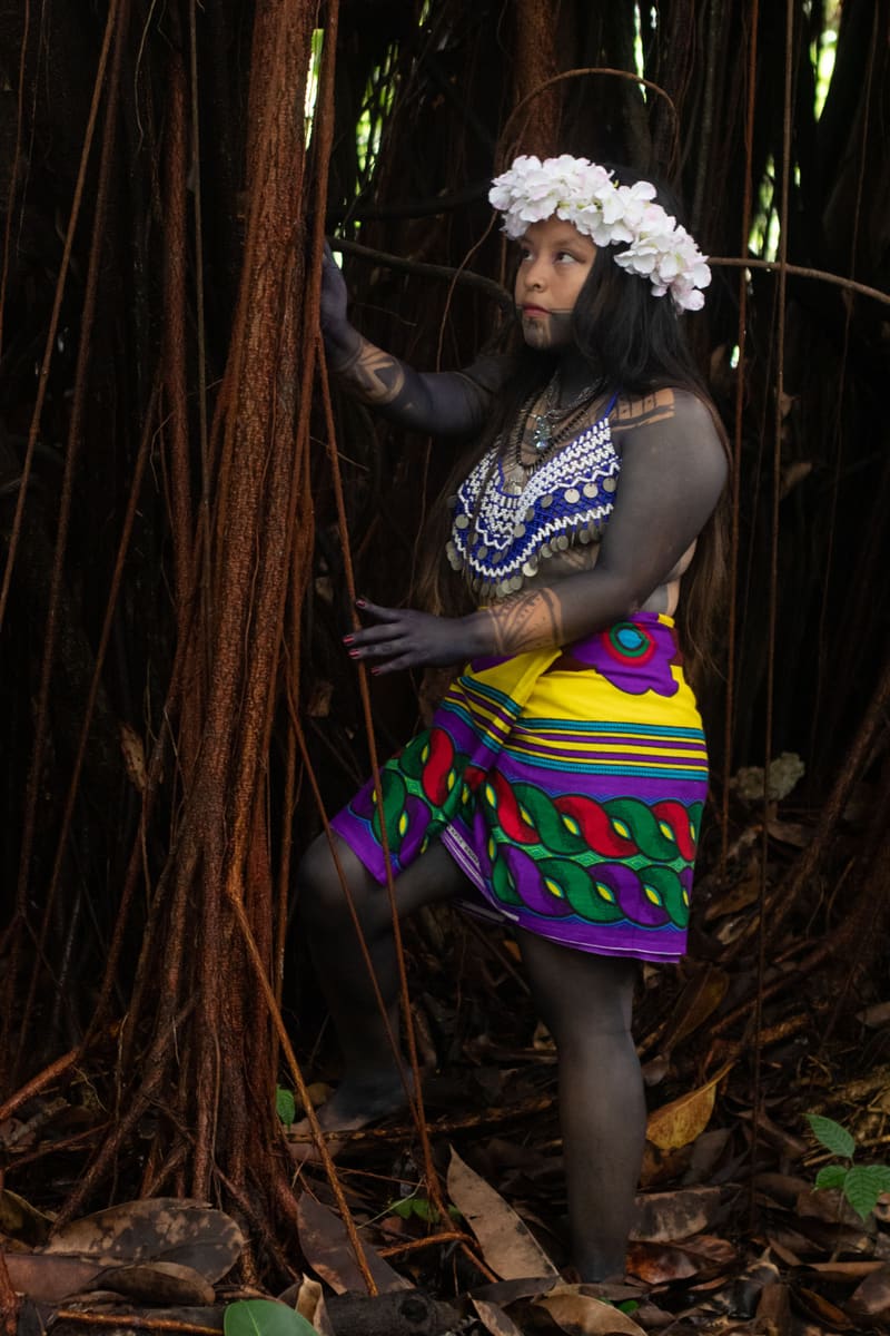 Girl in Traditional Dress — Vanuatu