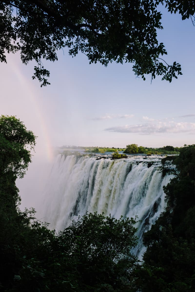 Rainbow Falls — Zambia